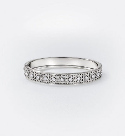[⭐Veyra]2026 WOVEN-PATTERN BRACELET SET WITH FULL DIAMOND INLAY THREE-COLORS