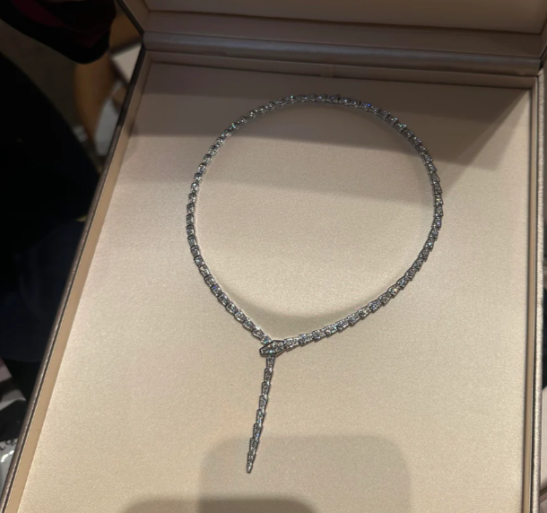 [⭐Veyra]NEW！SERPENT DIAMOND NECKLACE
