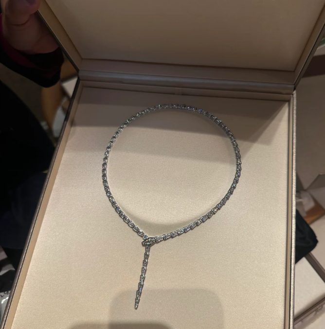 [⭐Veyra]NEW！SERPENT DIAMOND NECKLACE