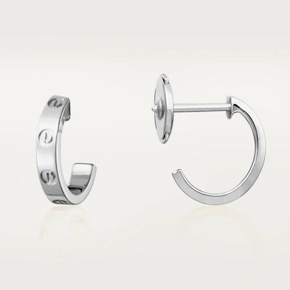 [⭐Veyra]LOVE EARRINGS 2.65MM SILVER