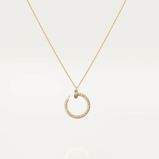 [⭐Veyra]JUSTE NECKLACE GOLD DIAMONDS