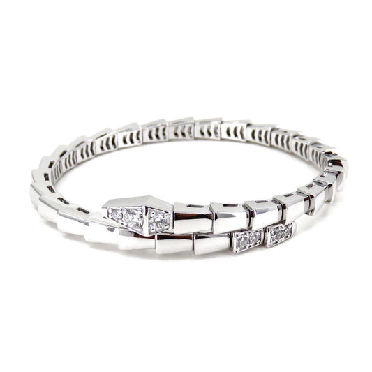 [⭐Veyra]SERPENTI BRACELET DIAMONDS SILVER