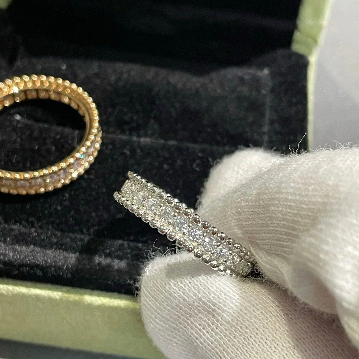 [⭐Veyra]PERLEE DIAMOND ROSE GOLD RING