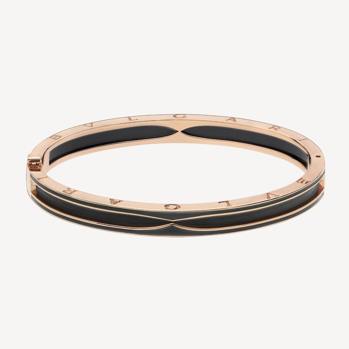 [⭐Veyra]ZERO 1 PINK GOLD WITH MATTE BLACK CERAMIC BRACELET