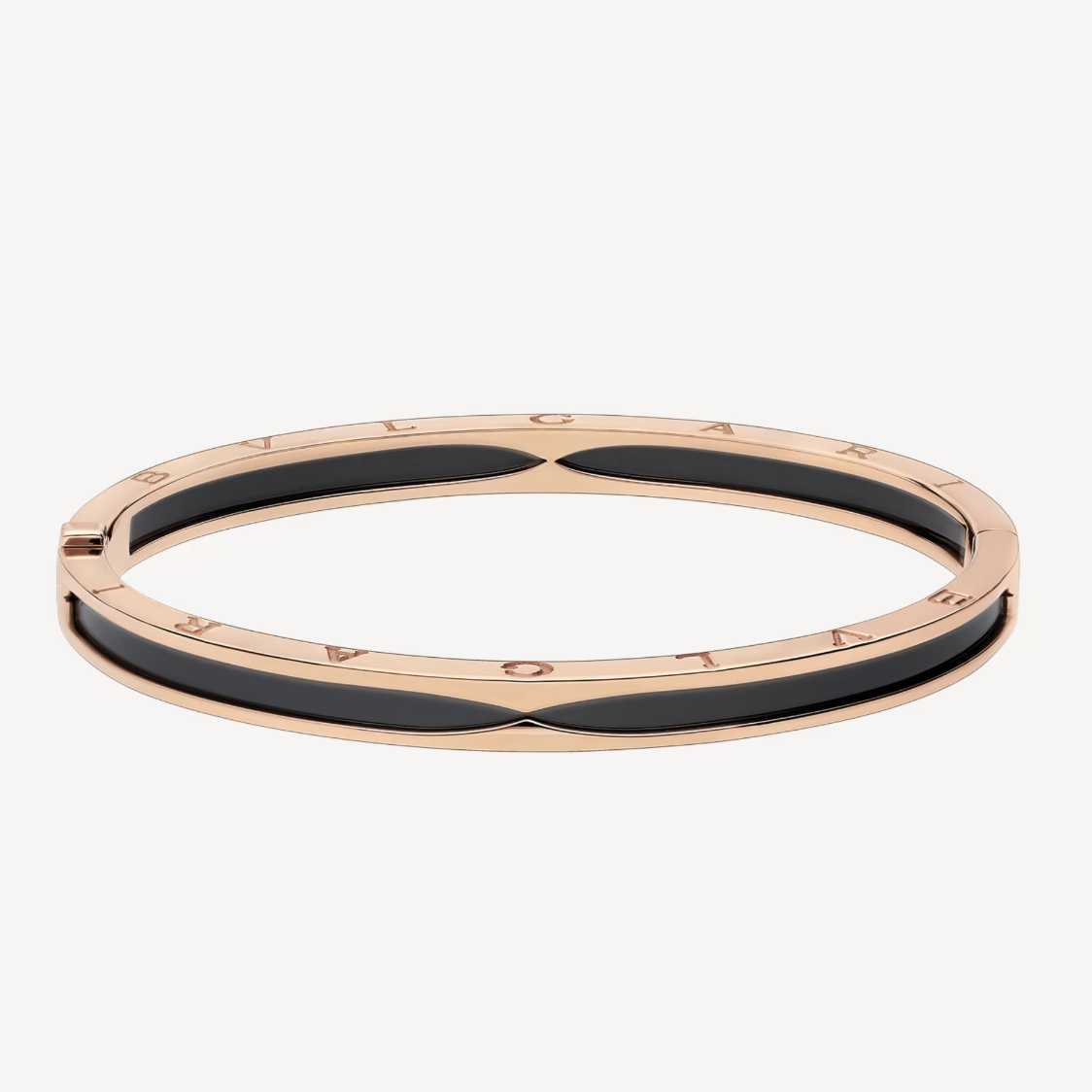 [⭐Veyra]ZERO 1 PINK GOLD WITH BLACK CERAMIC BRACELET