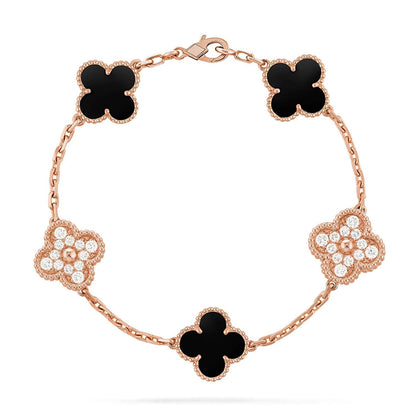 [⭐Veyra] CLOVER 5 MOTIF ONYXS BRACELET COLLECTION