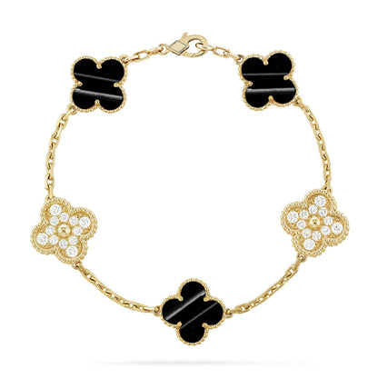 [⭐Veyra] CLOVER 5 MOTIF PULSAR STONE BRACELET COLLECTION