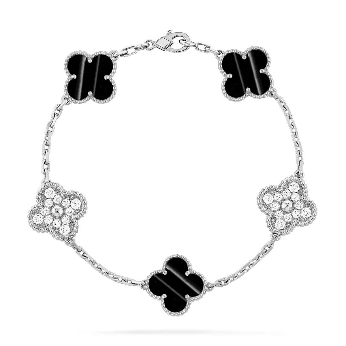 [⭐Veyra] CLOVER 5 MOTIF PULSAR STONE BRACELET COLLECTION