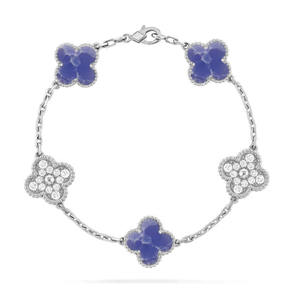 [⭐Veyra]CLOVER 5 MOTIF BLUE VEINS BRACELET COLLECTION