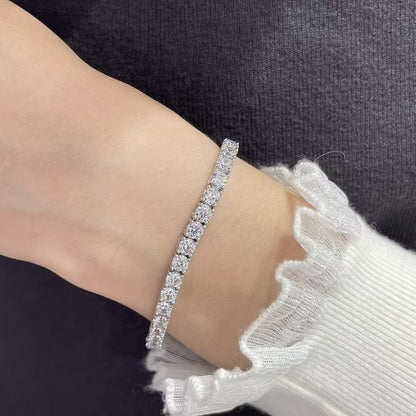 [⭐Veyra jewelrys]TENNIS BRACELET WITH FULL DIAMOND SETTING