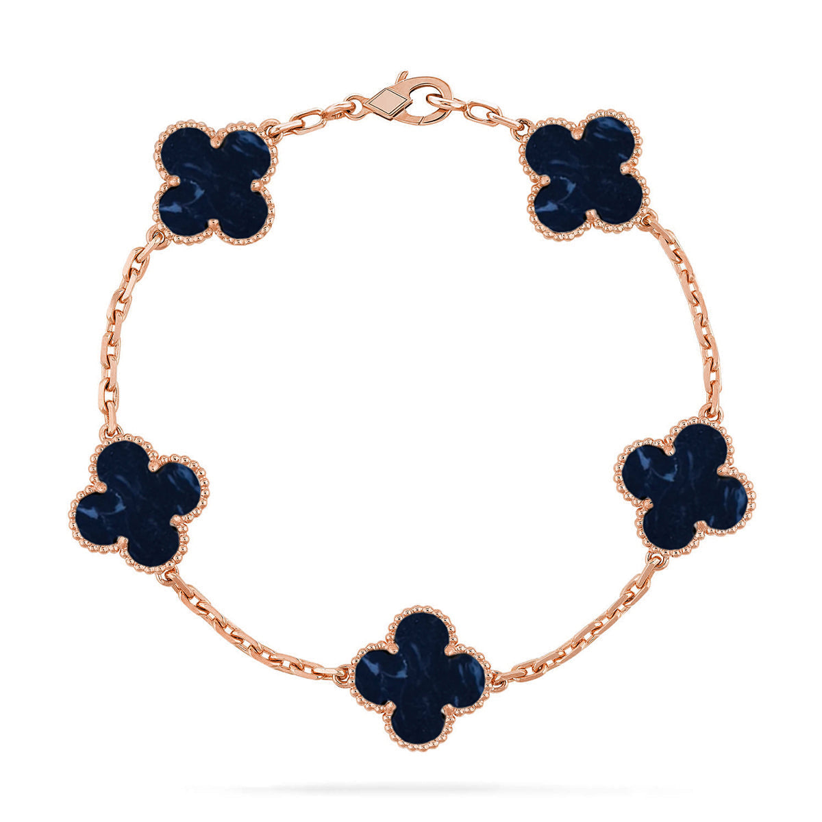 [⭐Veyra]CLOVER 5 MOTIF PIETERSITE BRACELET COLLECTION