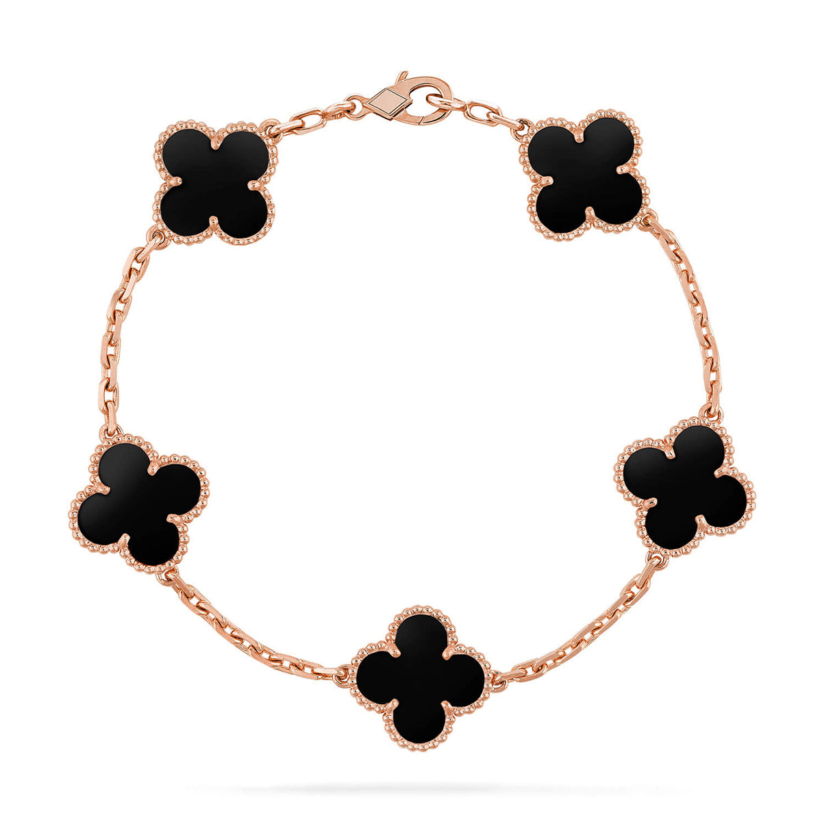 [⭐Veyra] CLOVER 5 MOTIF ONYXS BRACELET COLLECTION