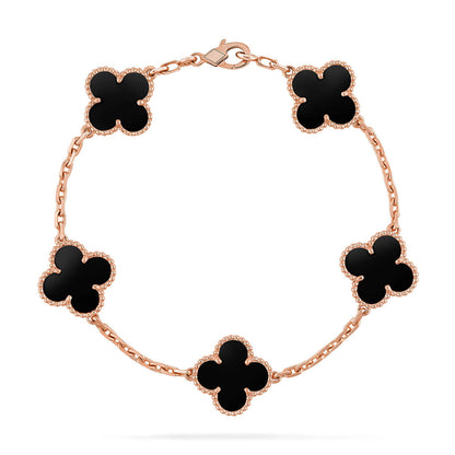 [⭐Veyra] CLOVER 5 MOTIF ONYXS BRACELET COLLECTION