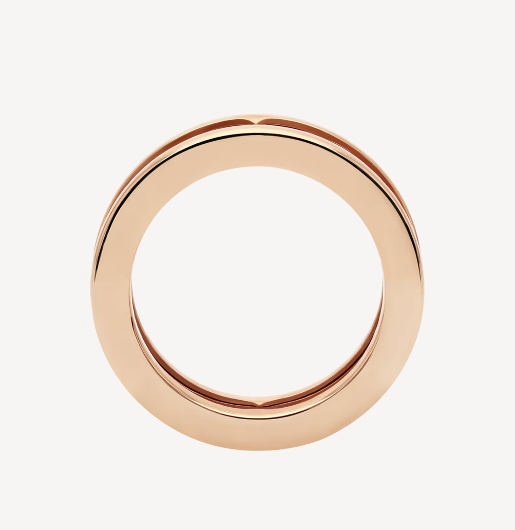 [⭐Veyra]ZERO 1 ONE-BAND WITH OPENWORK LOGO SPIRAL RING