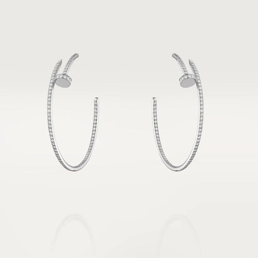 [⭐Veyra]JUSTE EARRINGS FULL DIAMONDS 1.8MM