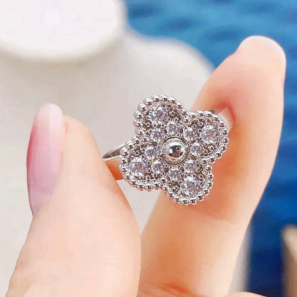 [⭐Veyra]CLOVER DIAMOND RING
