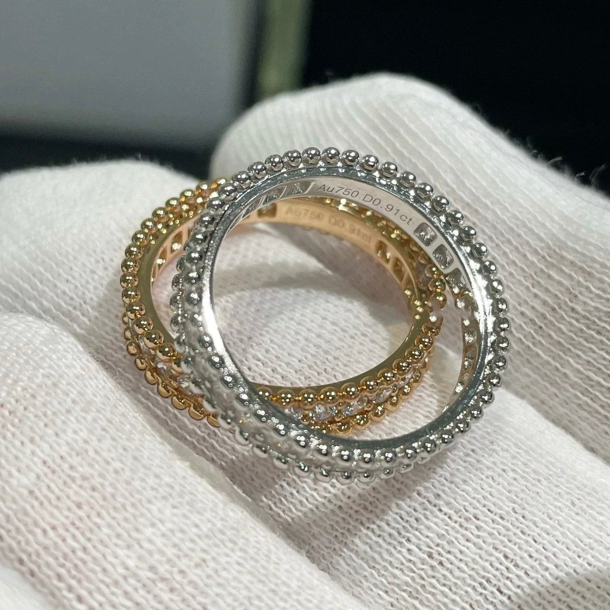 [⭐Veyra]PERLEE DIAMOND ROSE GOLD RING