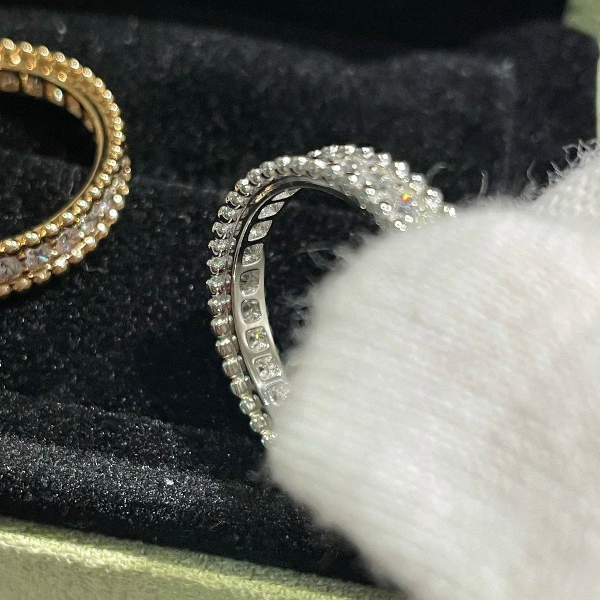 [⭐Veyra]PERLEE DIAMOND ROSE GOLD RING