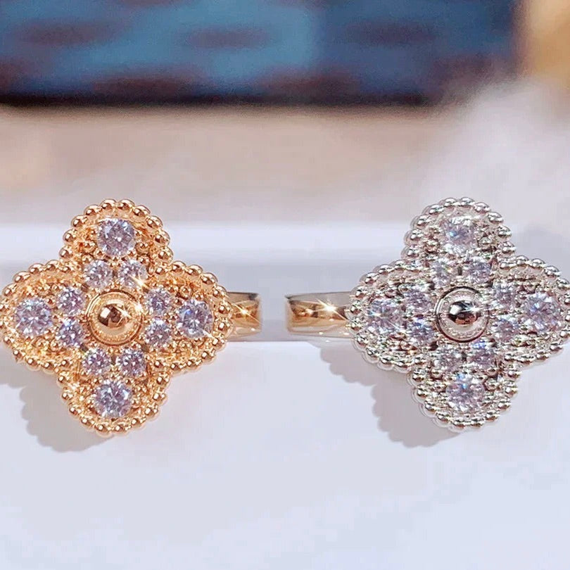 [⭐Veyra]CLOVER DIAMOND RING