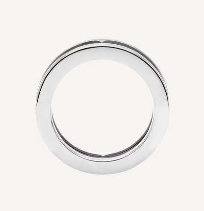 [⭐Veyra]ZERO 1 ONE-BAND WITH OPENWORK LOGO SPIRAL RING