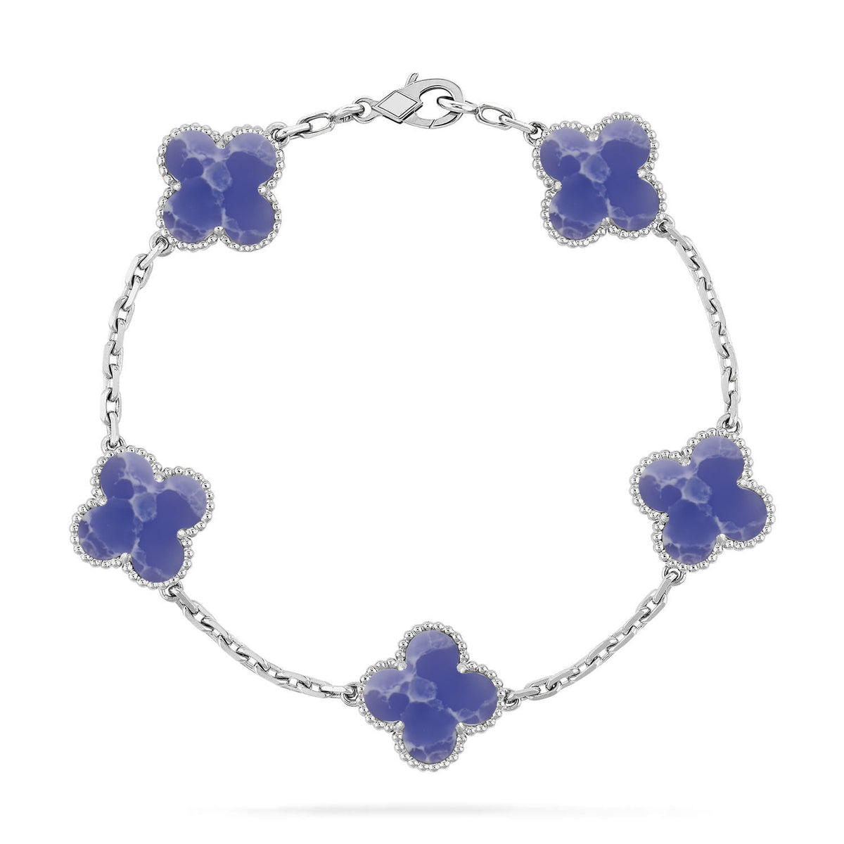 [⭐Veyra]CLOVER 5 MOTIF BLUE VEINS BRACELET COLLECTION
