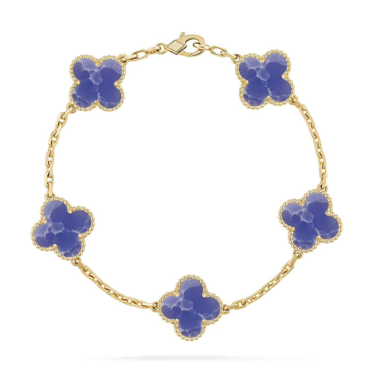 [⭐Veyra]CLOVER 5 MOTIF BLUE VEINS BRACELET COLLECTION