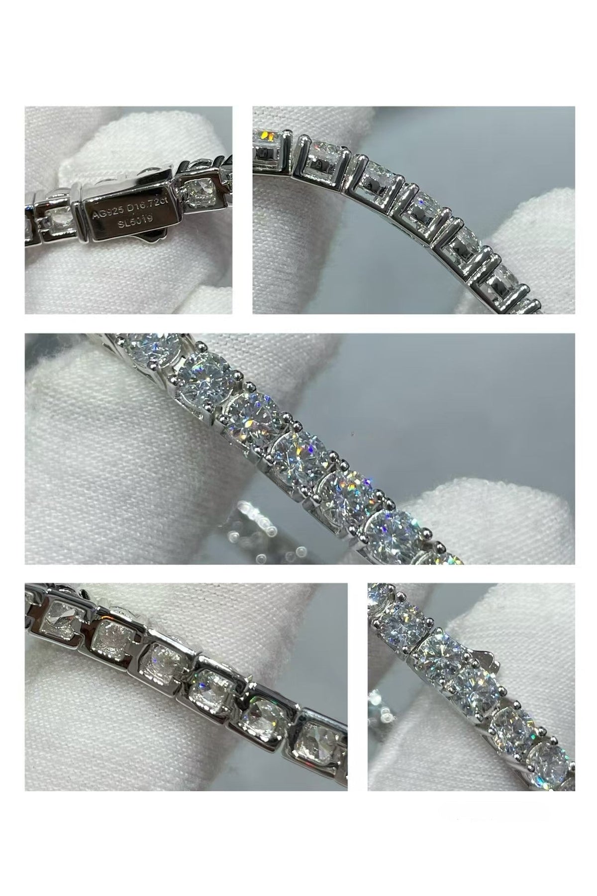 [⭐Veyra jewelrys]TENNIS BRACELET WITH FULL DIAMOND SETTING