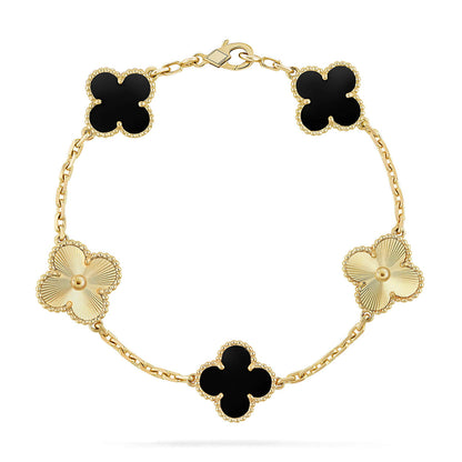 [⭐Veyra] CLOVER 5 MOTIF ONYXS BRACELET COLLECTION