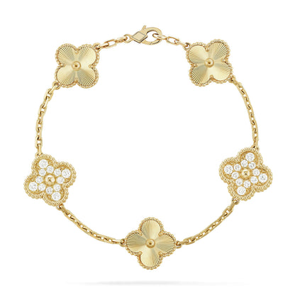 [⭐Veyra] CLOVER 5 MOTIF LASER BRACELET COLLECTION