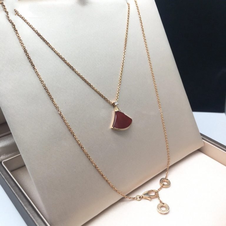 [⭐Veyra]DREAM NECKLACE CARNELIAN 1 DIAMOND