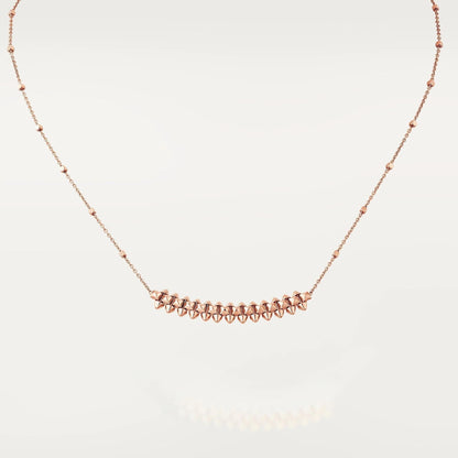 [⭐Veyra]CLASH PINK GOLD NECKLACE