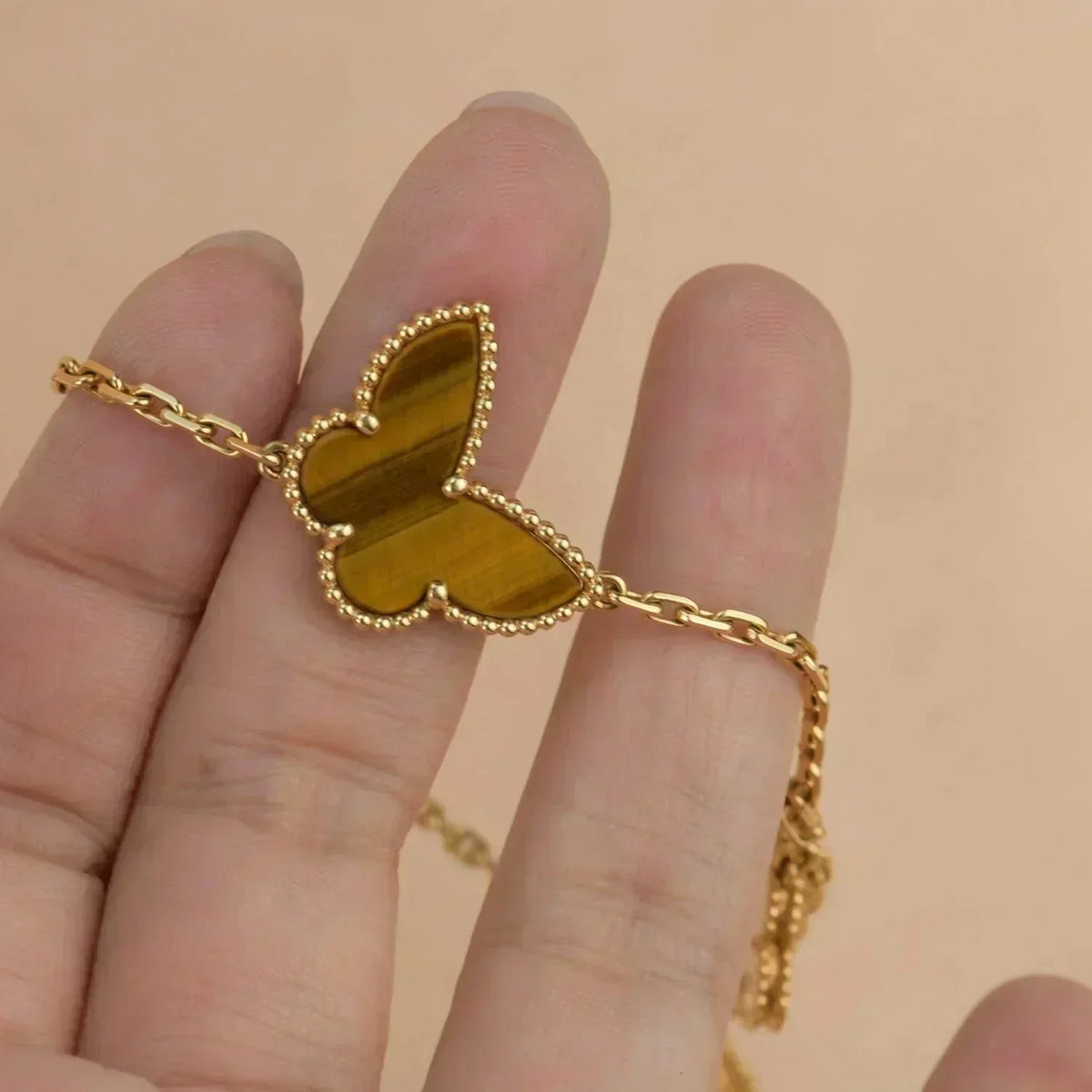 [⭐Veyra]LUCKY SPRING 5 MOTIF GOLD BRACELET