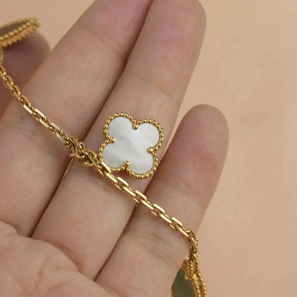 [⭐Veyra]LUCKY SPRING 5 MOTIF GOLD BRACELET