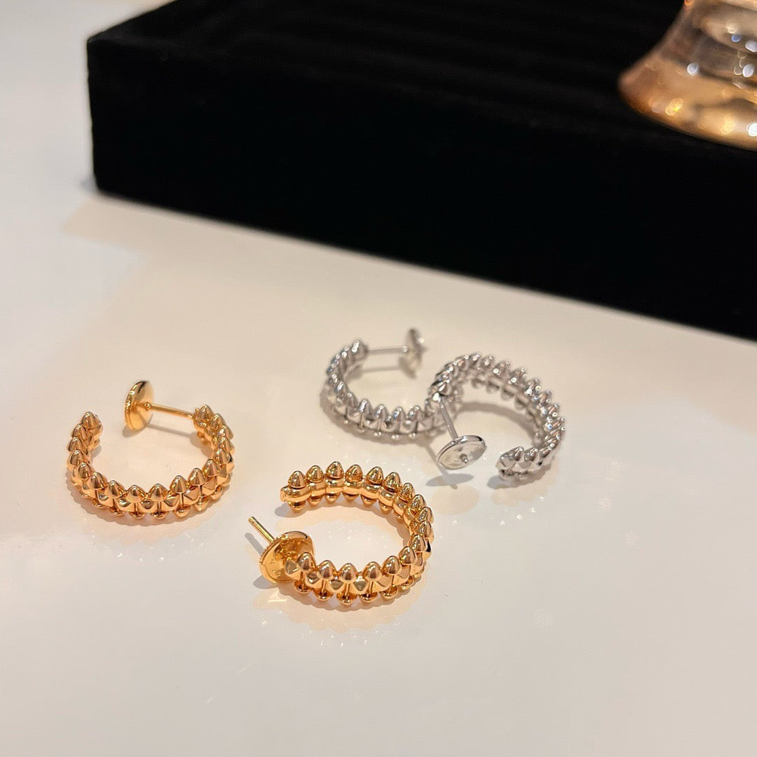 [⭐Veyra]CLASH SMALL HOOP EARRINGS
