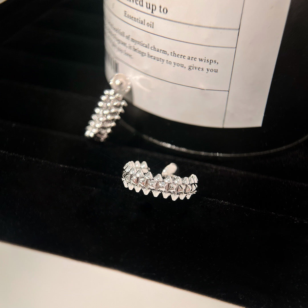 [⭐Veyra]CLASH SMALL HOOP EARRINGS
