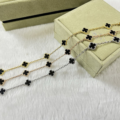 [⭐Veyra]CLOVER 6 MOTIF  ONYXS BRACELET
