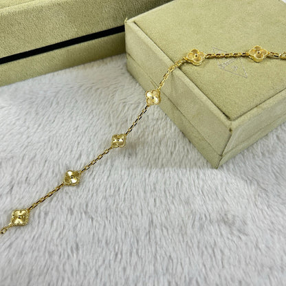 [⭐Veyra]CLOVER 6 MOTIF DIAMOND BRACELET