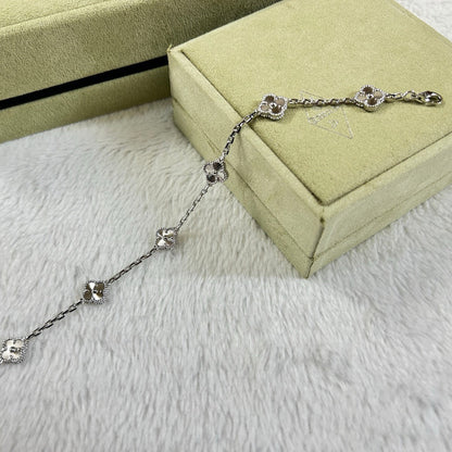 [⭐Veyra]CLOVER 6 MOTIF DIAMOND BRACELET