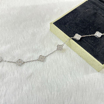 [⭐Veyra]CLOVER 6 MOTIF DIAMOND BRACELET