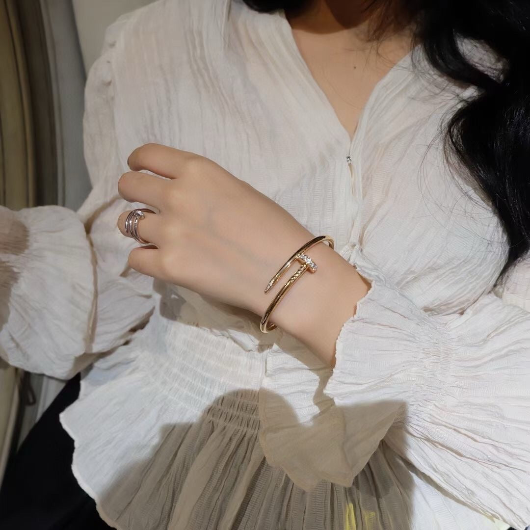 [⭐Veyra]JUSTE BRACELET 3.5MM DIAMONDS