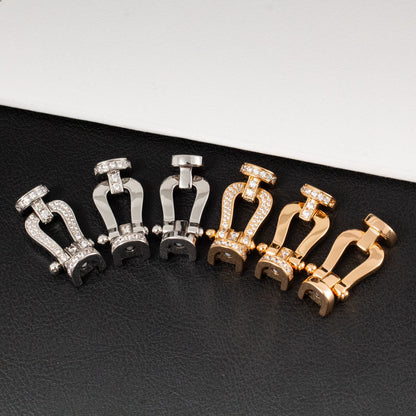 [⭐Veyra]FORCE LARGE HORSESHOE NO DIAMOND BRACELET SILVER