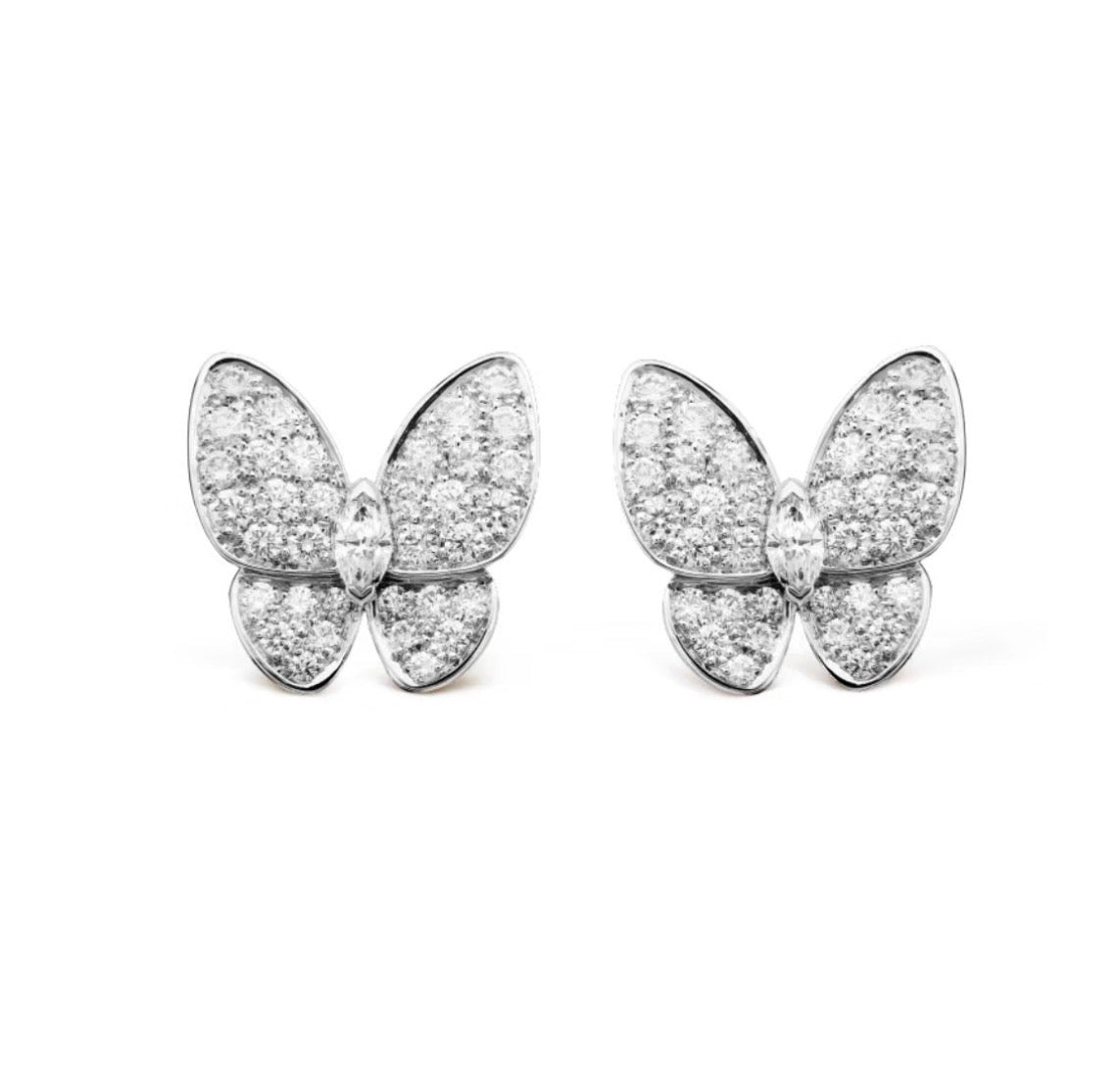 [⭐Veyra]BUTTERFLY ALL DIAMOND EARRINGS