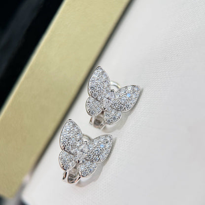 [⭐Veyra]BUTTERFLY ALL DIAMOND EARRINGS