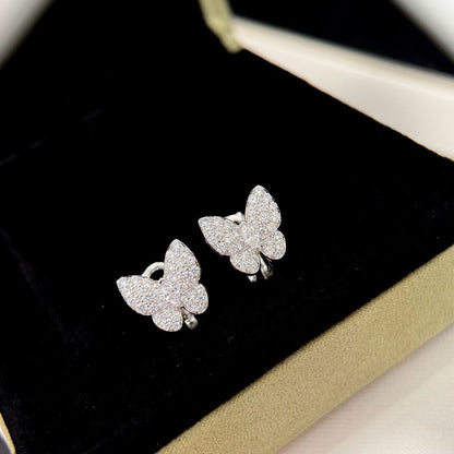 [⭐Veyra]BUTTERFLY ALL DIAMOND EARRINGS