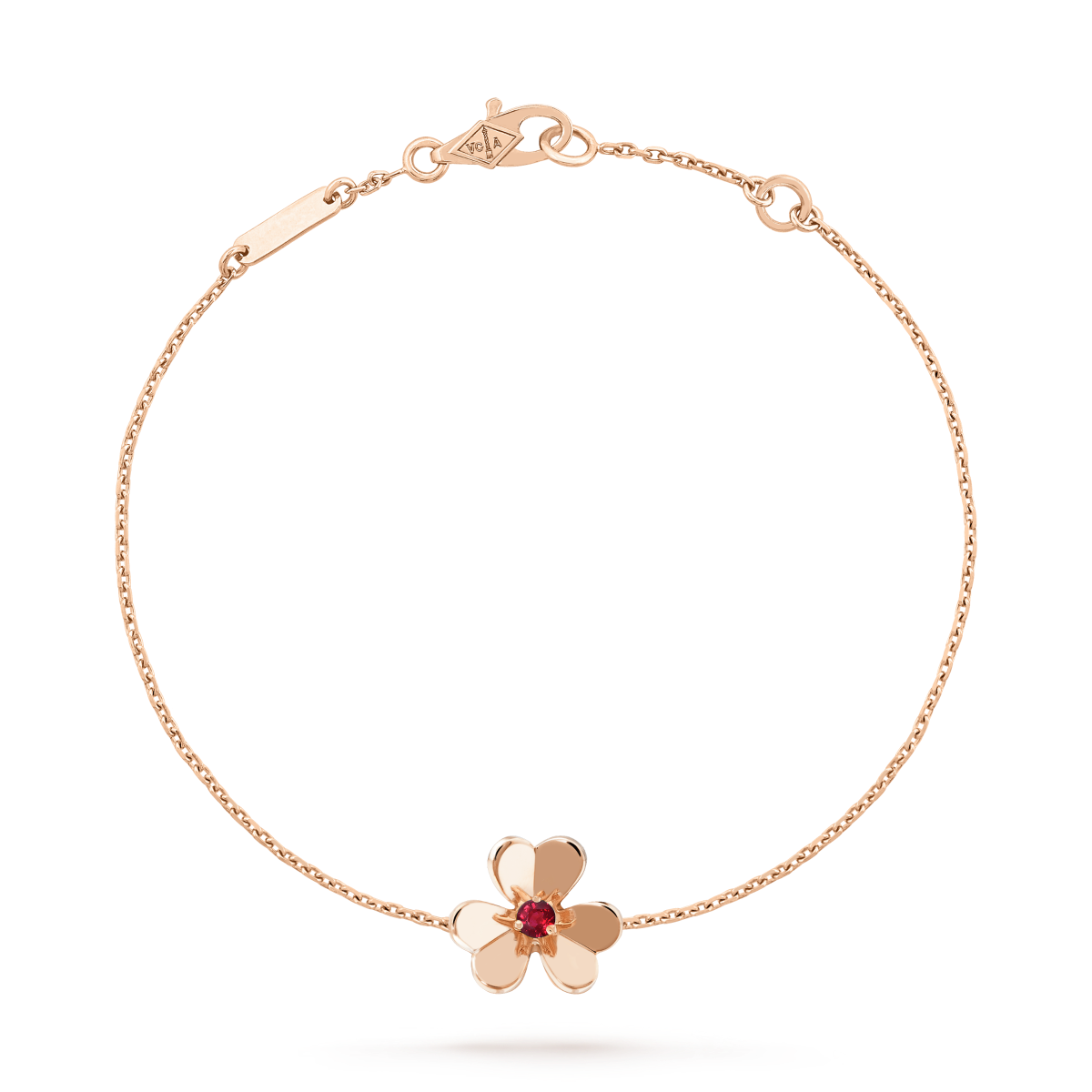 [⭐Veyra]FRIVOLE GOLD FLOWER PINK MALACHITE BRACELET