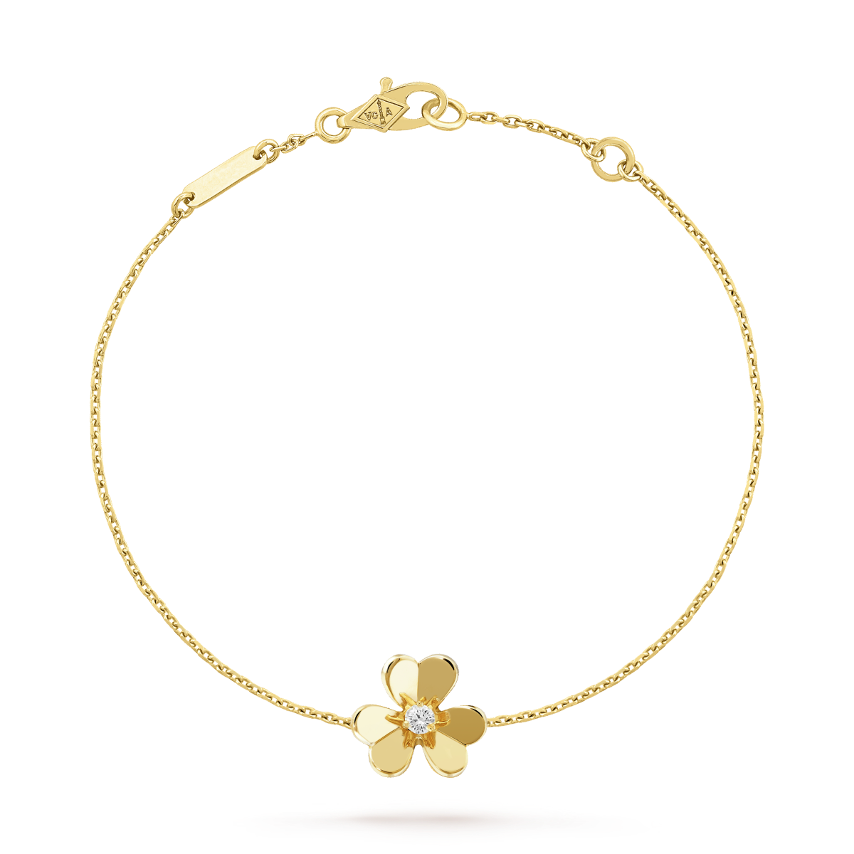 [⭐Veyra]FRIVOLE GOLD FLOWER PINK MALACHITE BRACELET