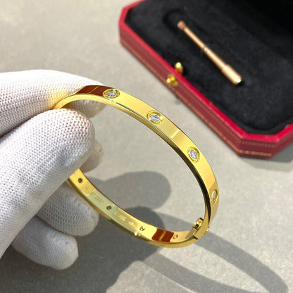 [⭐Veyra]LOVE BRACELET 6.1MM 10 DIAMONDS
