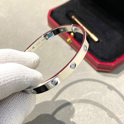 [⭐Veyra]LOVE BRACELET 6.1MM 10 DIAMONDS