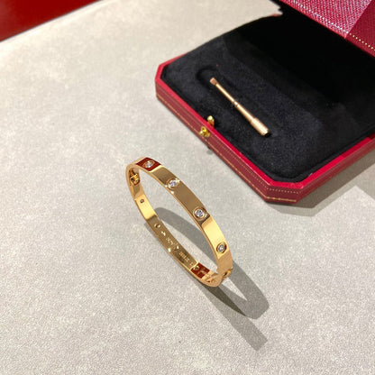 [⭐Veyra]LOVE BRACELET 6.1MM 10 DIAMONDS