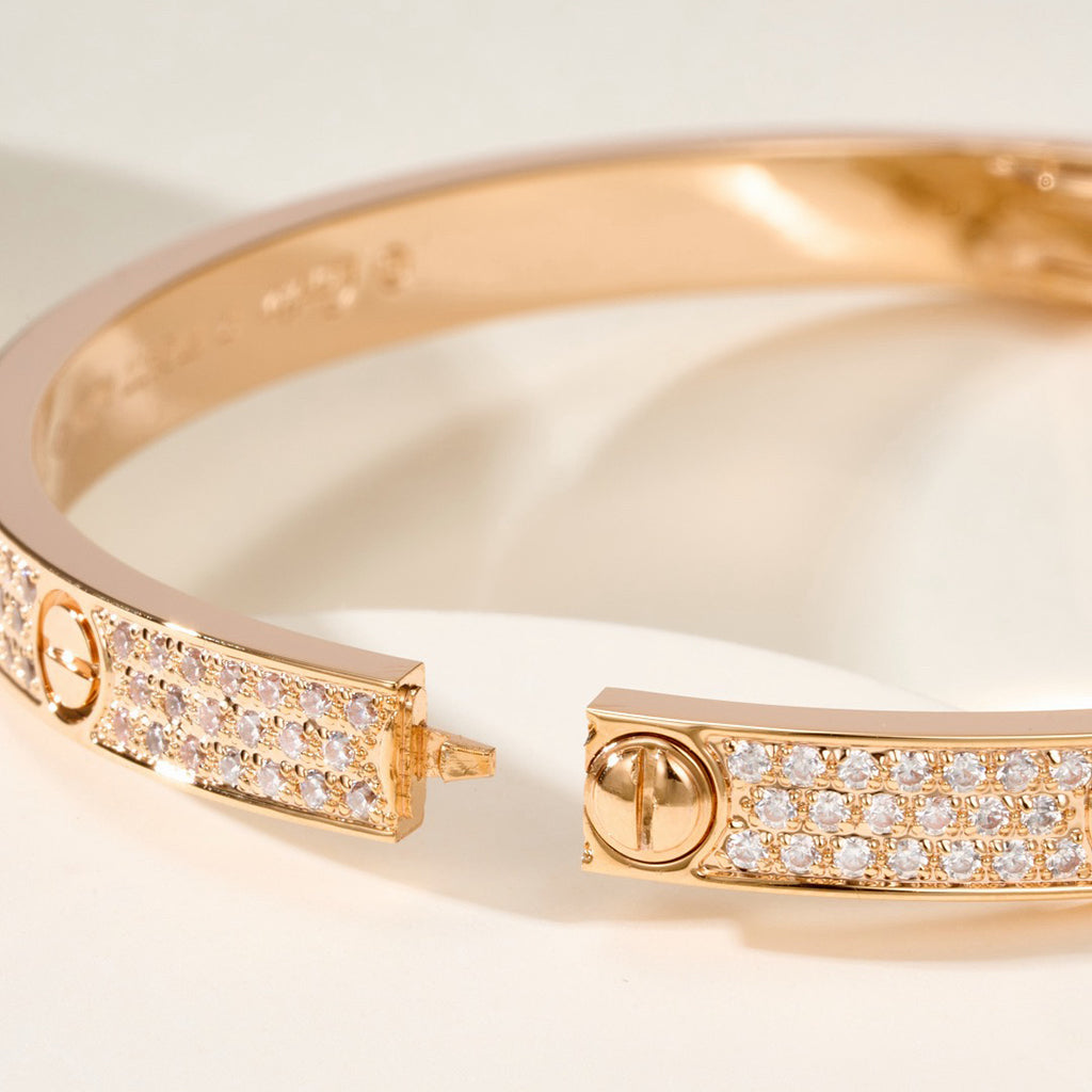 [⭐Veyra]LOVE BRACELET 4.8MM DIAMOND-PAVED